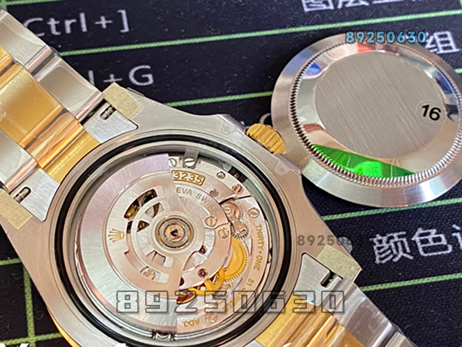 VS厂劳力士间金蓝水鬼3235款复刻腕表-VS手表